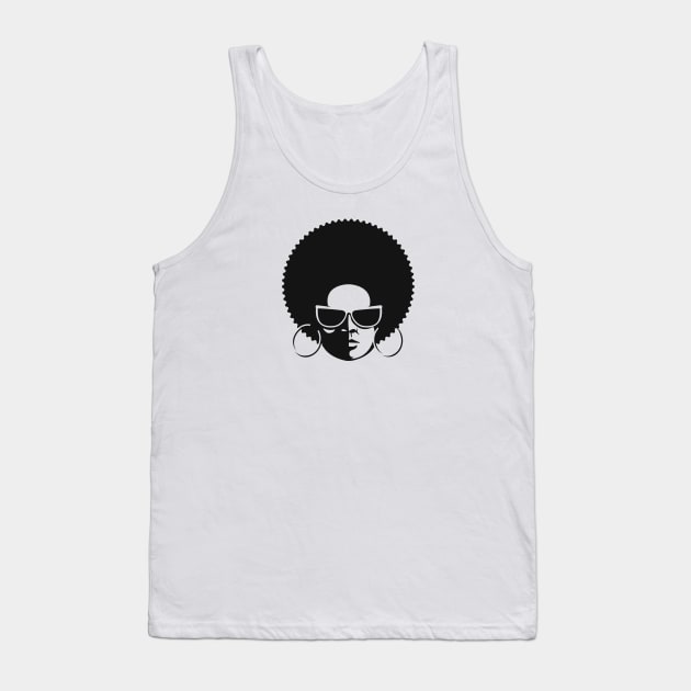 Black Power Tank Top by TambuStore